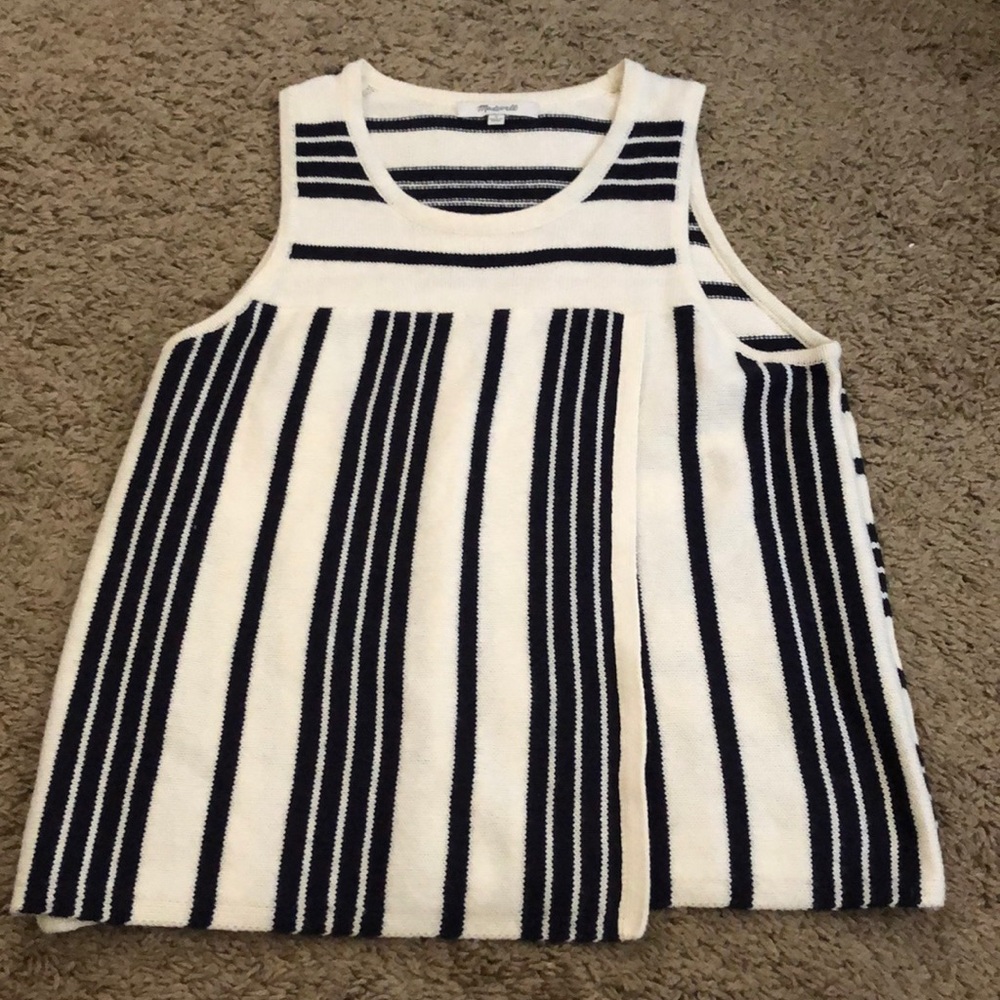 Madewell Stripe Sweater Tank